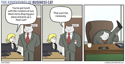 Business Cat :: suit :: cats :: comics (funny comics & strips, cartoons) / funny pictures & best ...