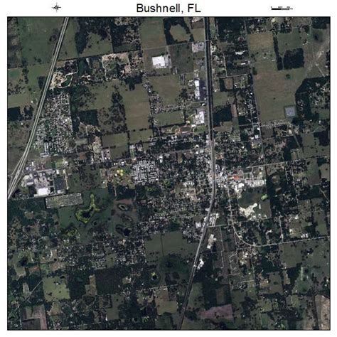 Aerial Photography Map of Bushnell, FL Florida