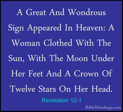 Revelation 12 - Holy Bible English - BibleWordings.com