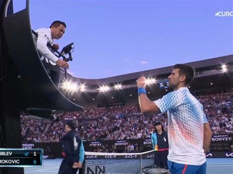 Novak Djokovic explodes at fan after he tells opponent Andrey Rublev to ...