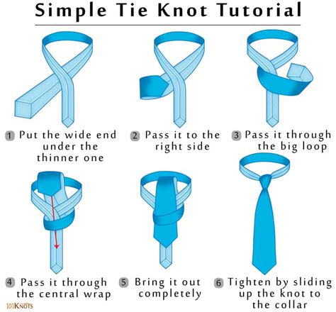 How to Tie a Simple (Small/Oriental) Tie Knot? An Illustrated Guide