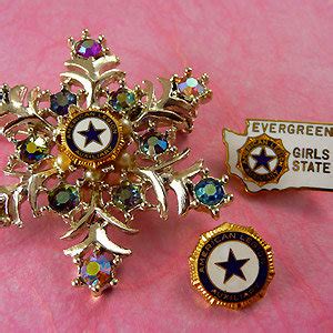 3 AMERICAN LEGION AUXILIARY Pins Brooches Lot- Vintage | #50413989