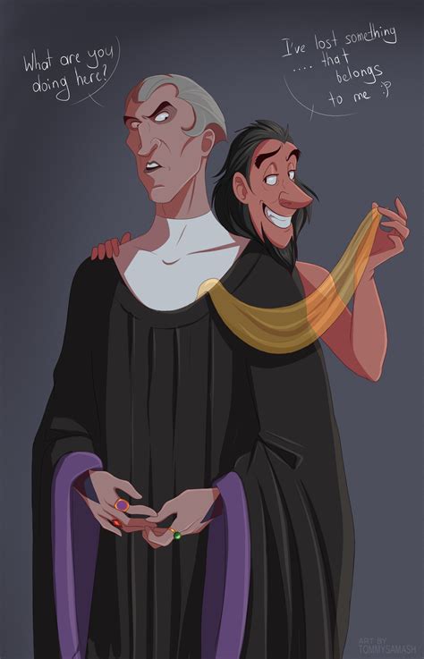 Claude Frollo and Clopin by TommySamash on DeviantArt