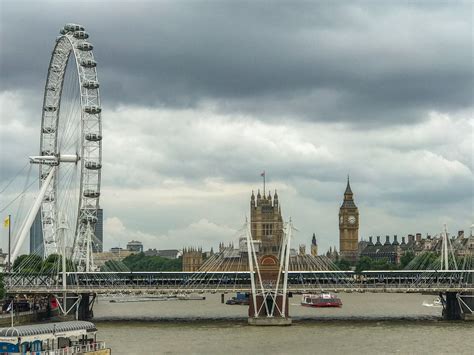 View of the London Eye and Big Ben. London UK London Eye, Big Ben, Views, Building, Landmarks ...