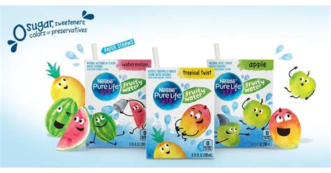 Nestlé Pure Life Purified Water Launches Fruity Water for Kids