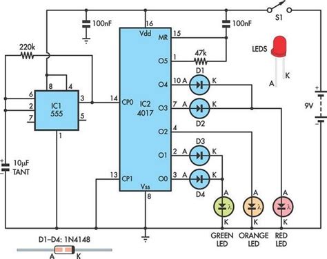 One Way Traffic Light Circuit Diagram Wiring For 1966 Chevy Truck