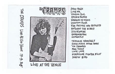 The Cramps - Live At The Venue 19.4.80 (1980, Cassette) | Discogs