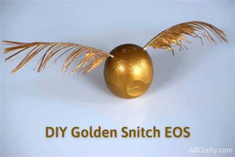 Golden Snitch EOS Lip Balm - Make your own Harry Potter snitch lip balm