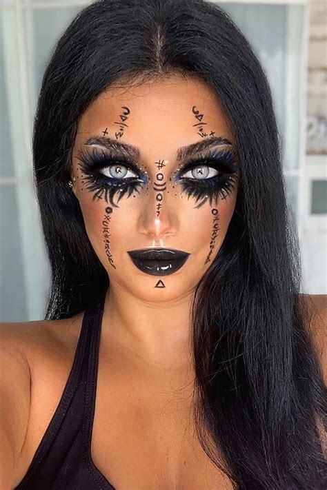 43 Best Witch Makeup Ideas for Halloween | Page 2 of 4 | StayGlam | Cute halloween makeup ...