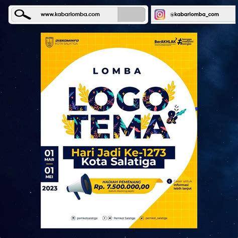 [Gratis] Lomba Desain Logo 2023 Hari Jadi ke-1273 Kota Salatiga - Info ...