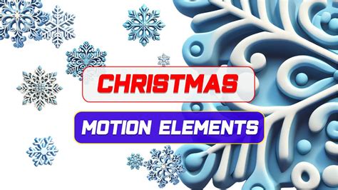 Snowflakes animation for Christmas motion graphics, Stock Footage or Celebration video - YouTube