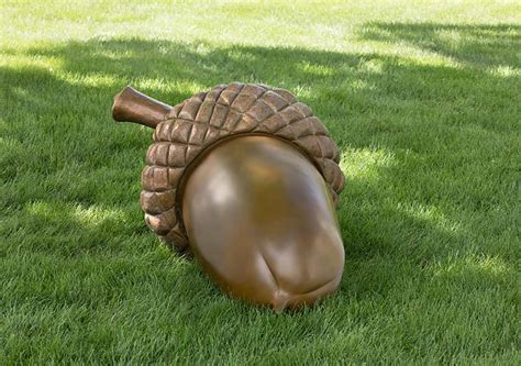 "A Squirrel’s Dream" Bronze Acorn Sculpture by Sculptor Joy Beckner ...