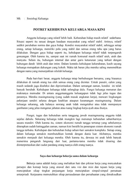 Sosiologi Dalam Keluarga - Mk : Sosiologi Keluarga POTRET KEHIDUPAN ...