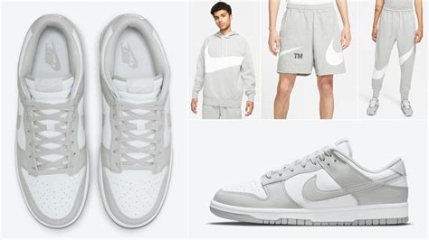 Nike Dunk Low Grey Fog Shirts Clothing Matching Outfits