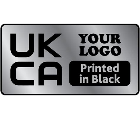 Buy Silver UKCA Marking Labels with your Logo | UKCA Labels