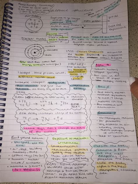 Atomic structure - chapter 4 | Gcse physics, Atomic structure ...