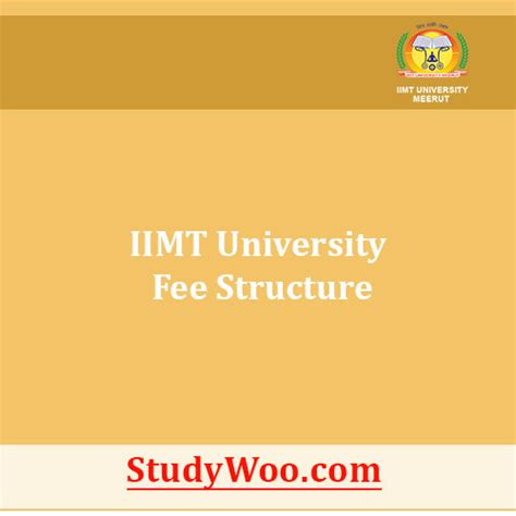 IIMT University Fees Structure and Courses 2024-25