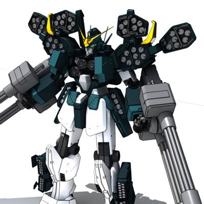 3d mobile gundam wing heavyarms model