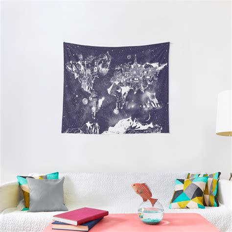 "world map" Tapestry by BekimART | Redbubble