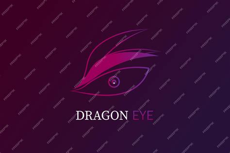 Premium Vector | Dragon eye - vector design