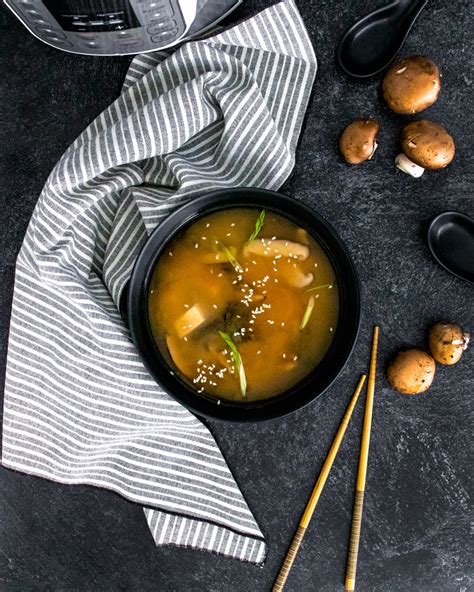 Instant Pot Miso Soup Recipe Without Dashi • Food Folks and Fun