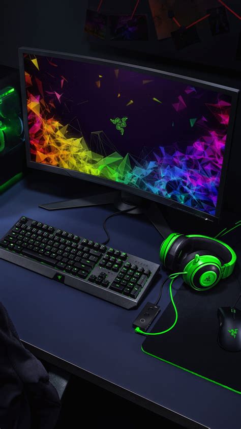 720P free download | Razer Gaming Setup, artwork, gaming, gaming setup ...