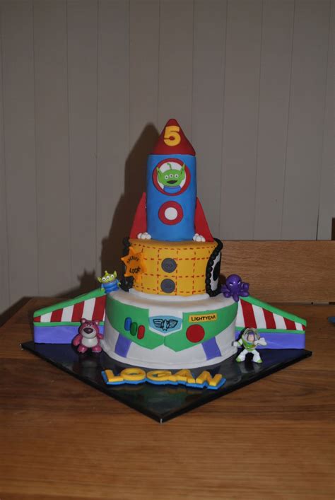 Toy Story & Rocket Cake - CakeCentral.com