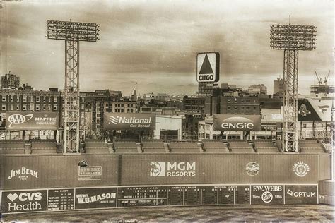 #FenwayPark Green Monster Art by Joann Vitali https://fineartamerica ...