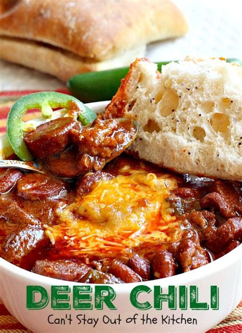 Ground Deer Meat Chili Recipes - foodrecipestory