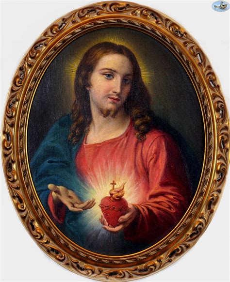 Sacred Heart Painting at PaintingValley.com | Explore collection of Sacred Heart Painting