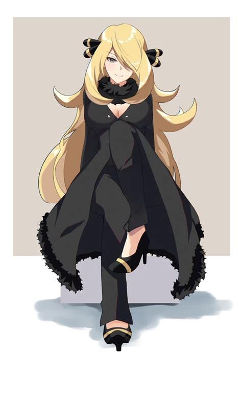 [OC] I drew the Sinnoh queen Cynthia : r/pokemon