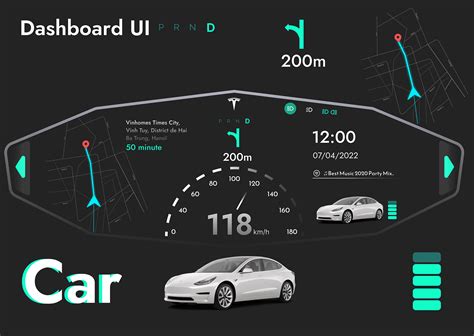 car dashboard on Behance