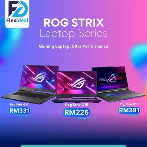 ROG STRIX Laptop Series, Computers & Tech, Laptops & Notebooks on Carousell