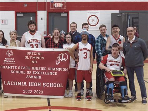 Laconia High honored as Special Olympics Unified Champion School