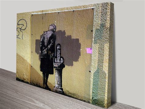 Banksy Artwork on Canvas In Folkstone