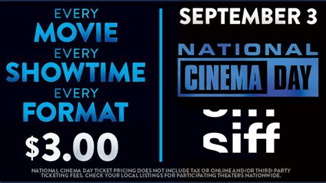 Celebrate National Cinema Day at SIFF with $3 Tickets on September 3