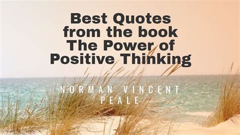 Best Quotes from the book The Power of Positive Thinking I Norman ...