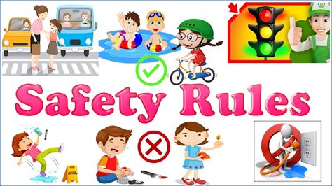 Safety Rules for Kids | Safety Rules | Traffic Rules for Kids | Child Safety | Road Safety First ...