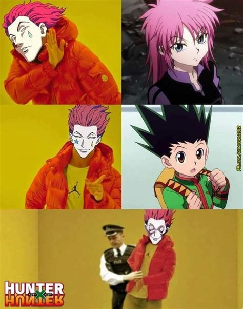 Hunter x Hunter Hisoka meme | Hunter anime, Funny hunter, Hunter x hunter