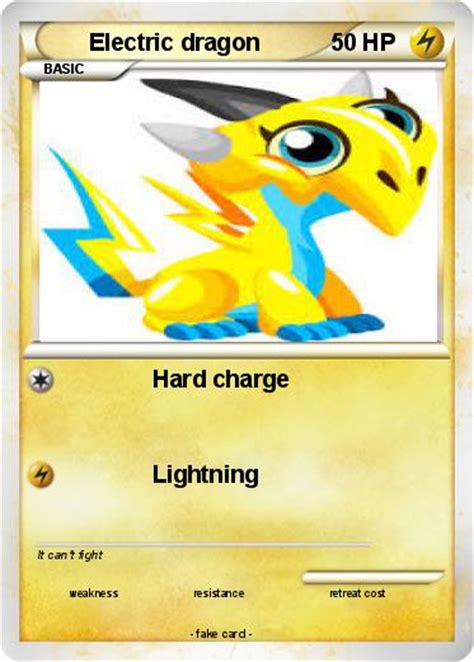 Pokémon Electric dragon 17 17 - Hard charge - My Pokemon Card