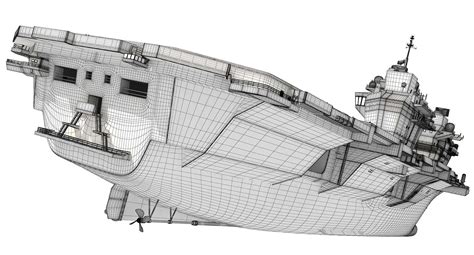 HMS Queen Elizabeth Aircraft Carrier - 3D Model by 3D Horse