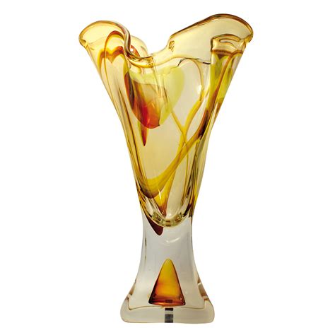 Yellow Vases I Morning Sun I by Marian Pyrcak I Boha Glass