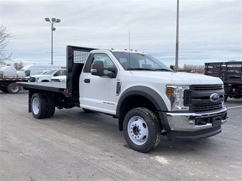 New 2019 Ford Super Duty F-550 DRW XL 4WD Flatbed Truck