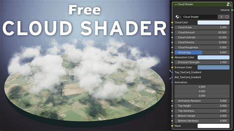 Made a free cloud shader posted on Gumroad : r/blender