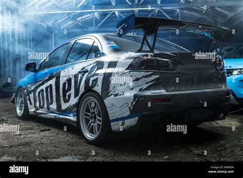 Mitsubishi Lancer Evolution X tuning Stock Photo - Alamy