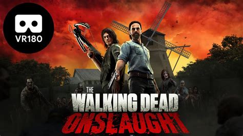 The Walking Dead Onslaught VR- PSVR VR180 3D gameplay - YouTube