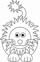 Cute Lion Coloring Page  Free Printable Pages For Kids sketch template