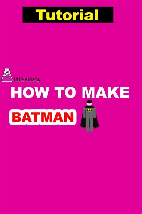 How to Make Batman in Little Alchemy? (2021) | Little alchemy, Little ...