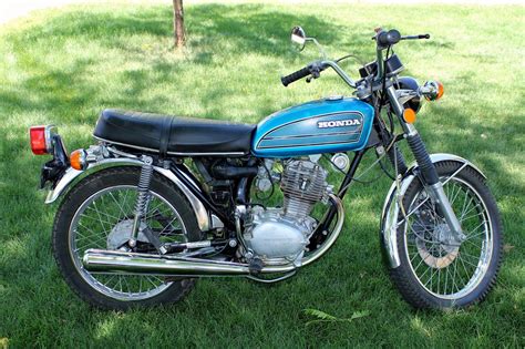 Here’s my 1975 cb125s. I bought it with a seized engine and rebuilt and ...