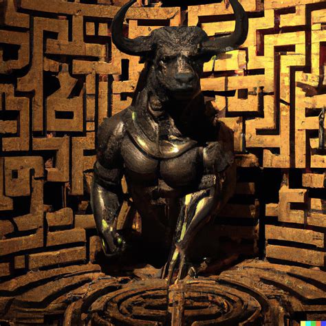 Minotaur's Maze Digital Art by Gnu Attitude - Pixels